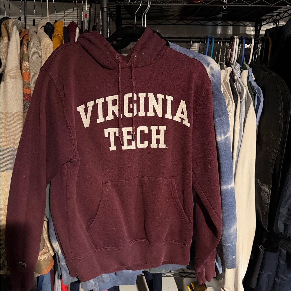 Virginia Tech Jansport Maroon Hoodie Sweater